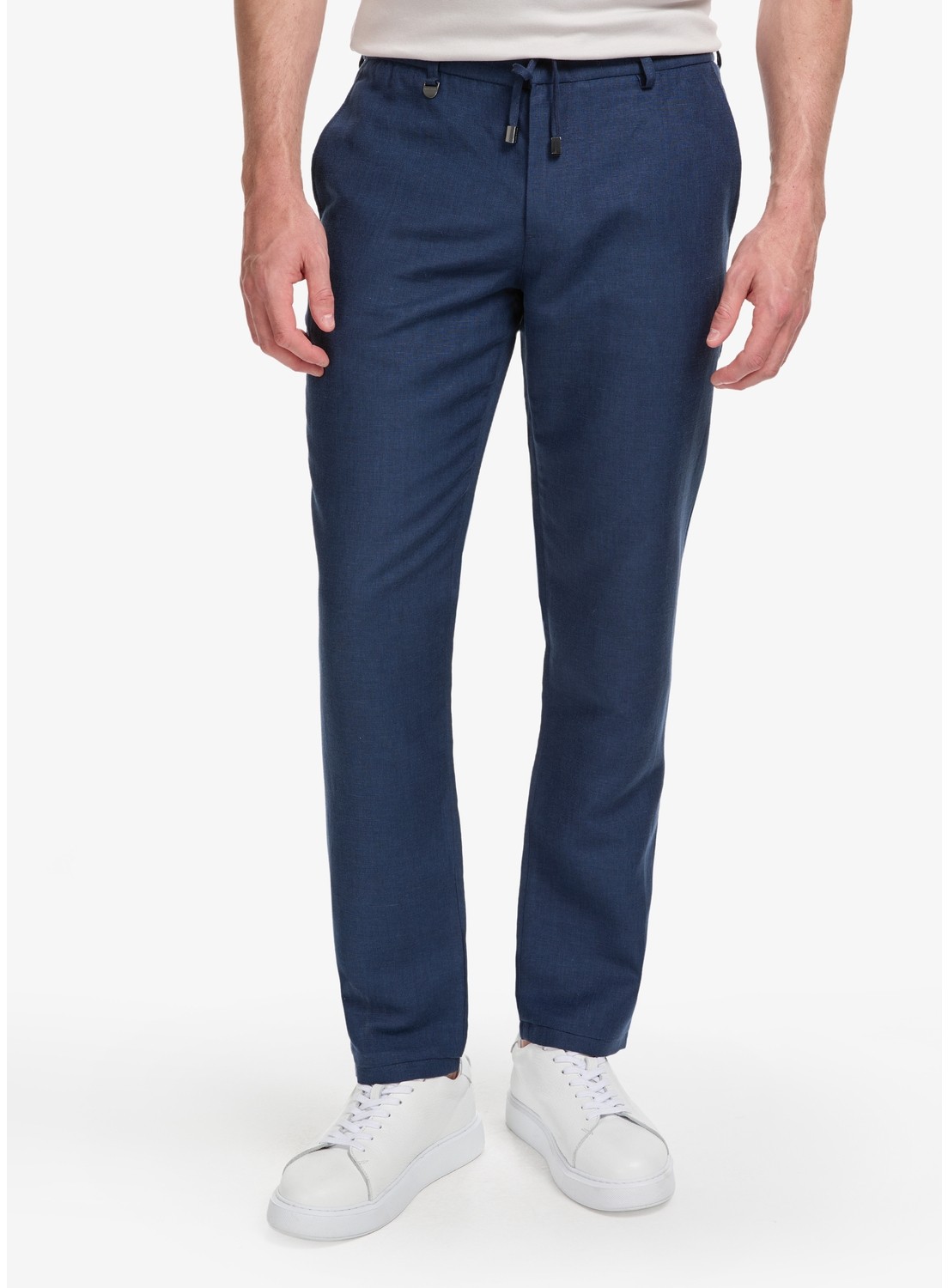 Pierre Cardin Açık Kahverengi Slim Fit Keten Karışımlı Pantolon 50325164 VR002 görsel 8