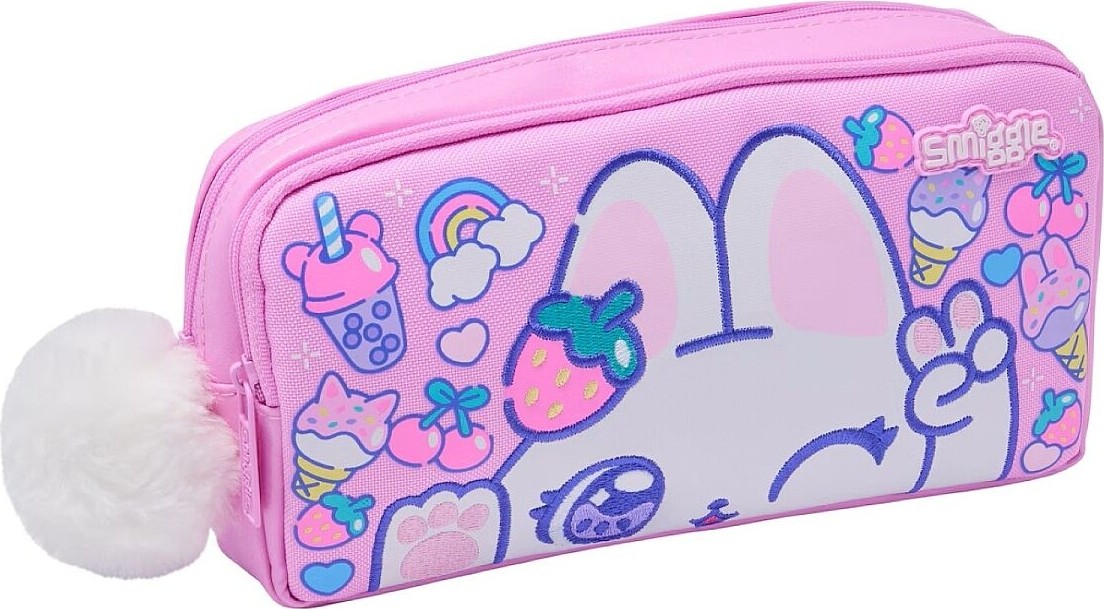 Smiggle Bright Eyes Karakter Cepli Kalem Kutusu Pembe 457541