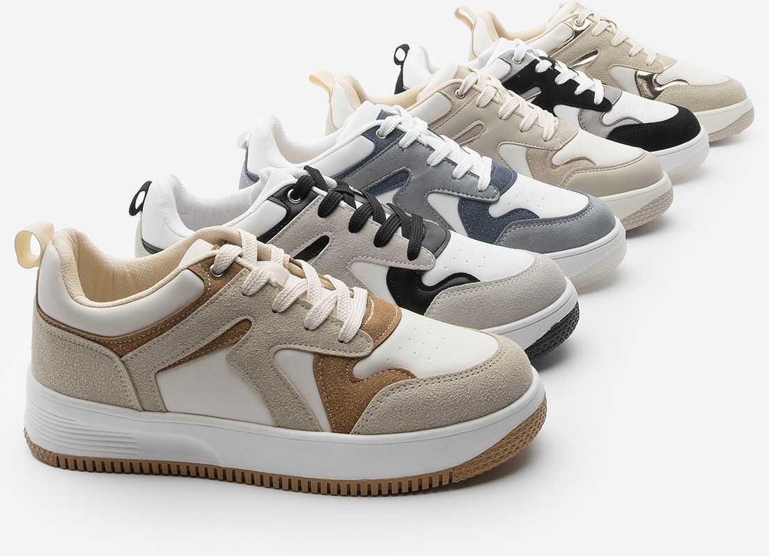 Marjin Kadın Sneaker Yüksek Taban Spor Ayakkabı Aryan Gri Süet görsel 8