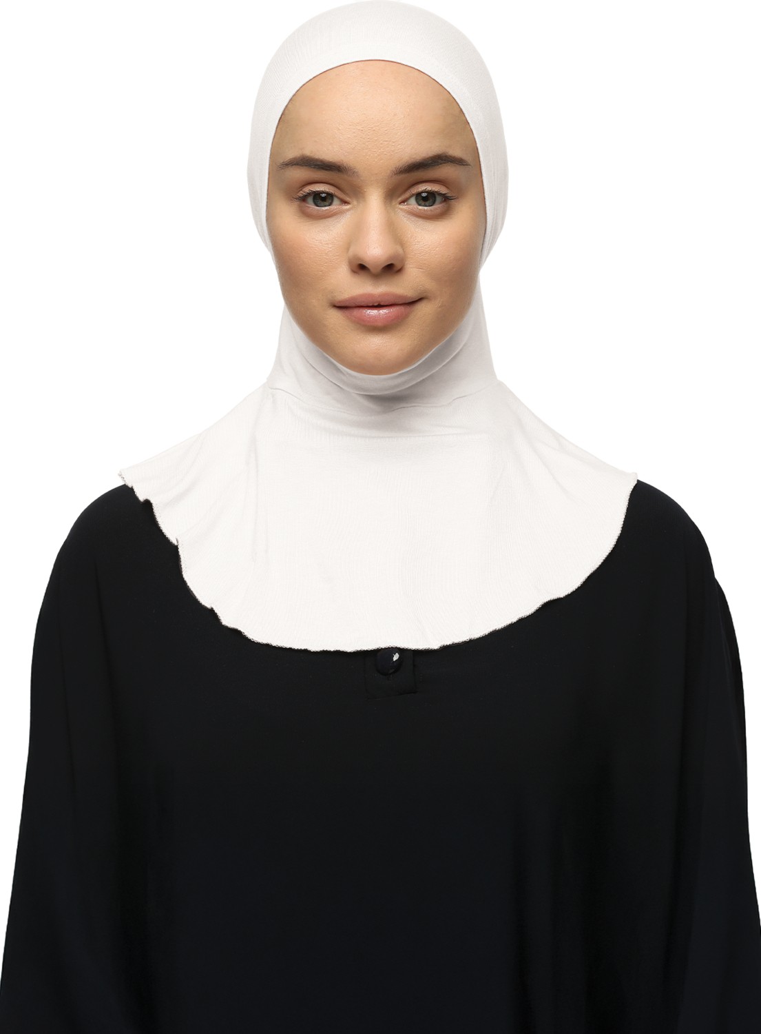 Altobeh Kadın Tesettür Pratik Boyunluklu Hijab - Sporcu Bone - Pudra
