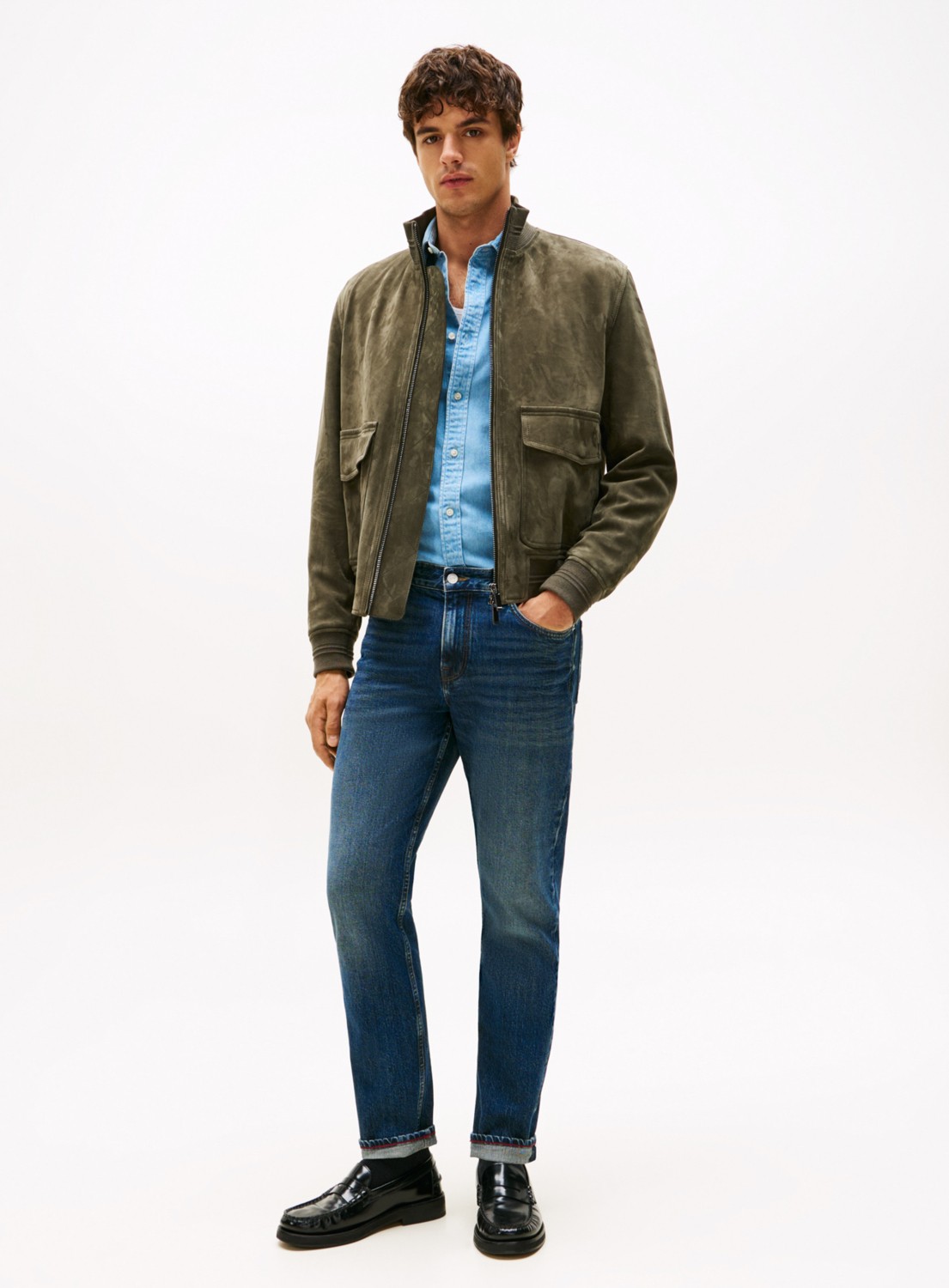 Tommy Hilfiger Erkek Normal Denim Pantolon MW0MW403531A7_STRAIGHT Denton Str K