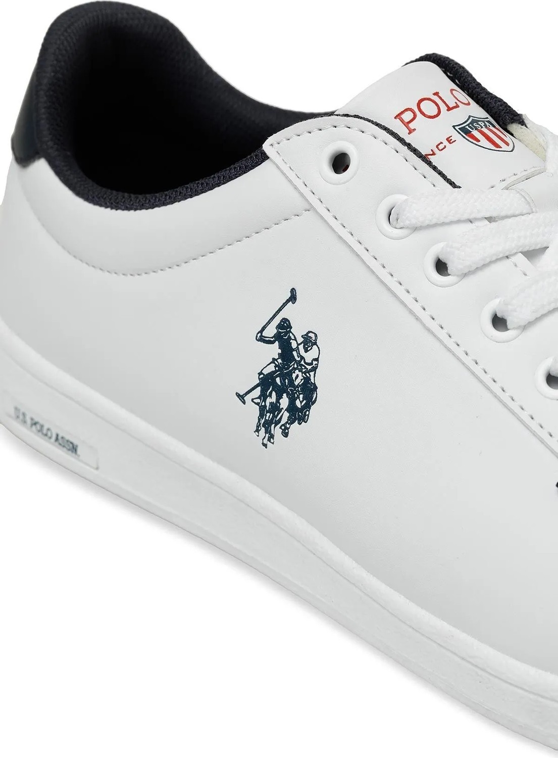 U.S. Polo Assn. Beyaz Franco 4fx Erkek Sneaker Suni Deri Düz Taban ile Şık Tasarım görsel 8