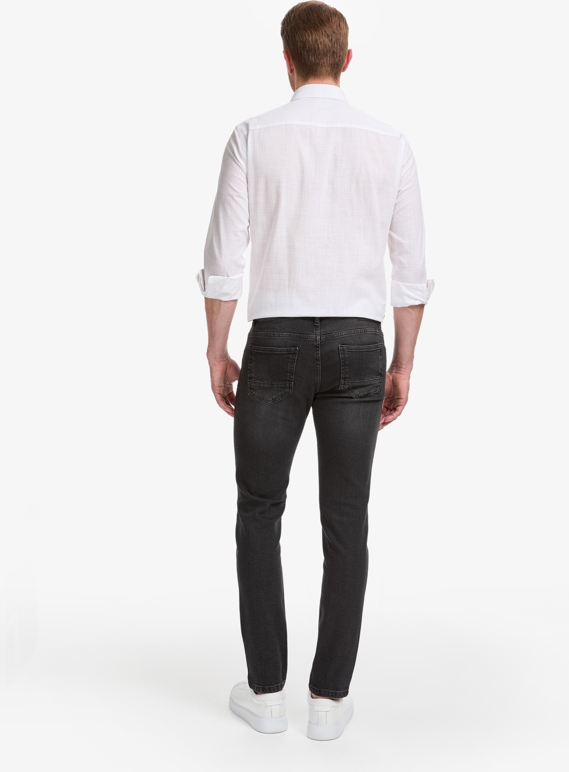 Pierre Cardin Erkek Siyah Slim Fit Jean Pantolon 50327839-VR046 görsel 4