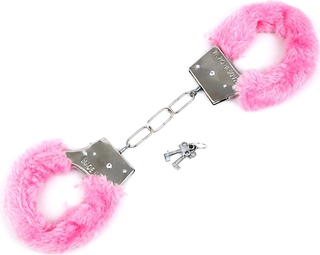 Medigeni Peluşlu Metal Fantezi Kelepçe Pembe