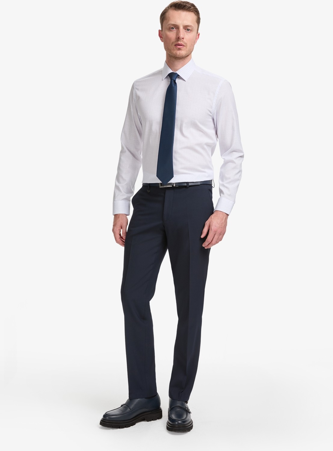 Pierre Cardin Erkek Lacivert Slim Fit Kumaş Pantolon 50325156-VR033 görsel 3