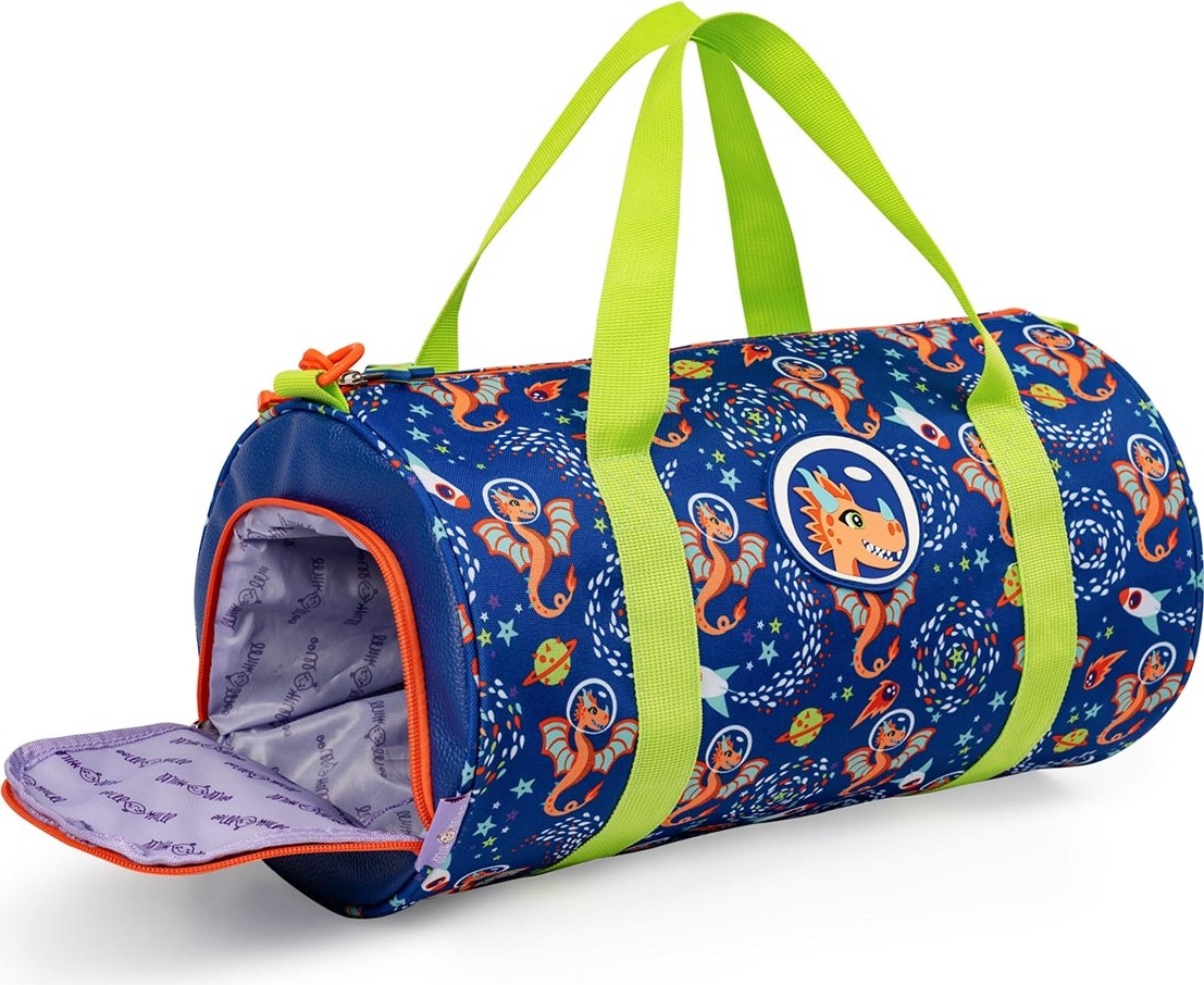 Milk&Moo Ponix Çocuk Spor Çantası Desenli Polyester Ayakkabı Bölmeli Ergonomik Tasarım
