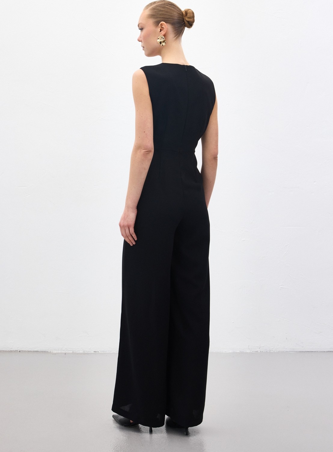 Sateen Kolsuz Tulum - Siyah görsel 8