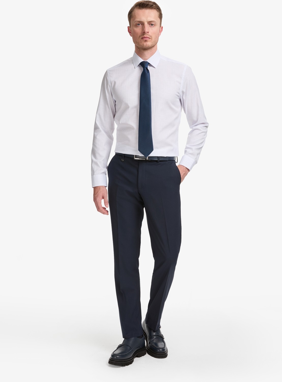 Pierre Cardin Erkek Lacivert Slim Fit Kumaş Pantolon 50325156-VR033