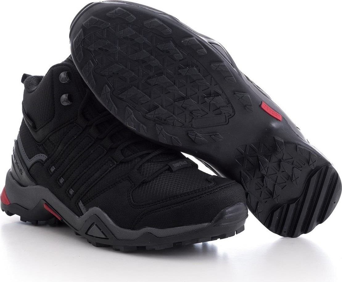 Tonny Black Tonnyblack Unisex Trekking Bot Siyah Füme Su Geçirmez Malzeme ile Kışlık Rahat Taban TB242 görsel 3