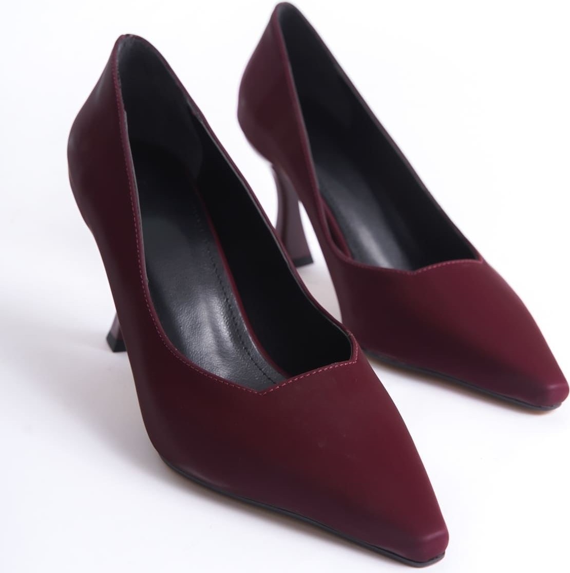 Zerenyus Cordelia Premium Bej Rugan Stiletto 7 cm görsel 6