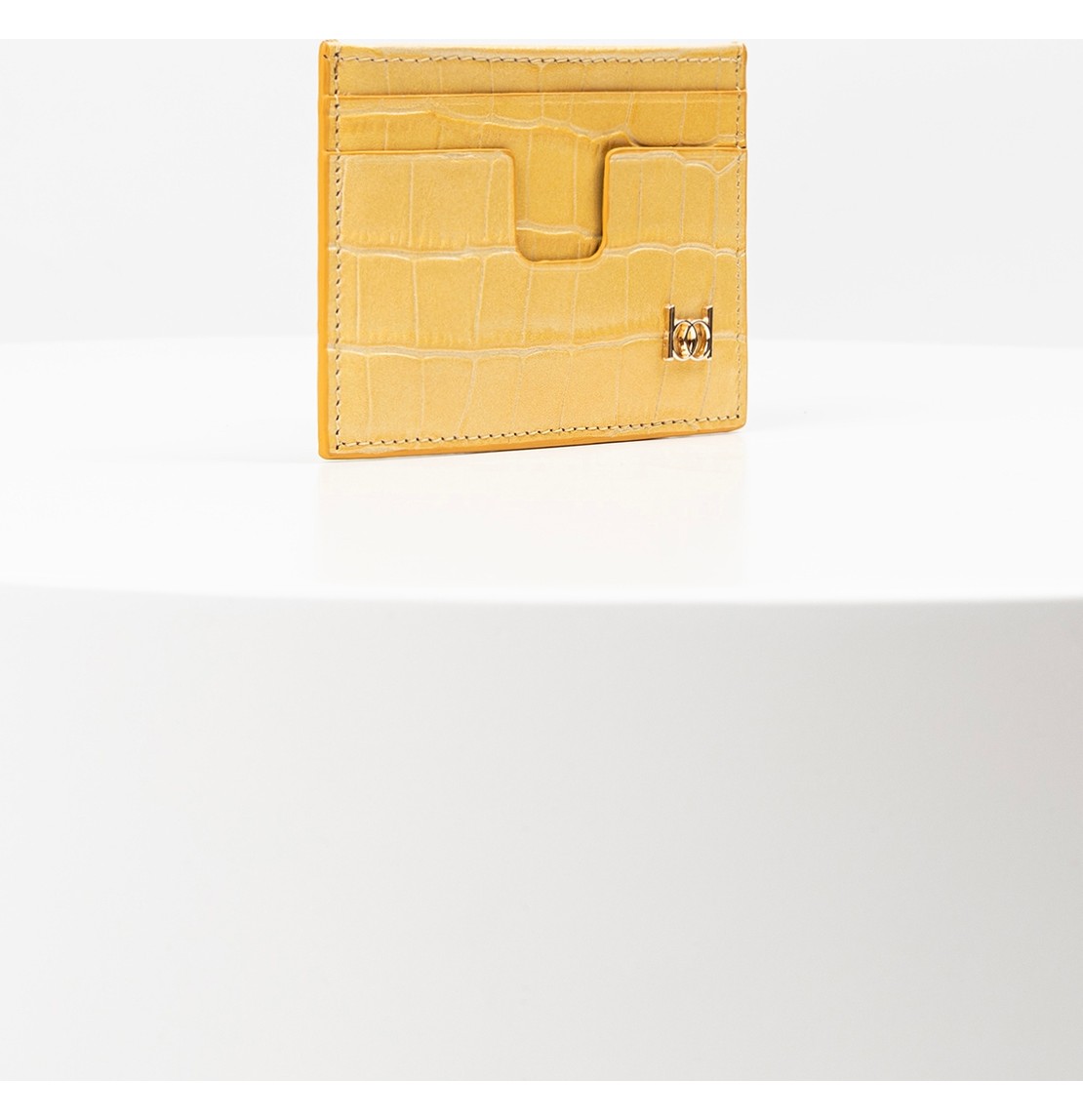 Bayderi Owpi Kroko Deri Minimal Unisex Kartlık görsel 7