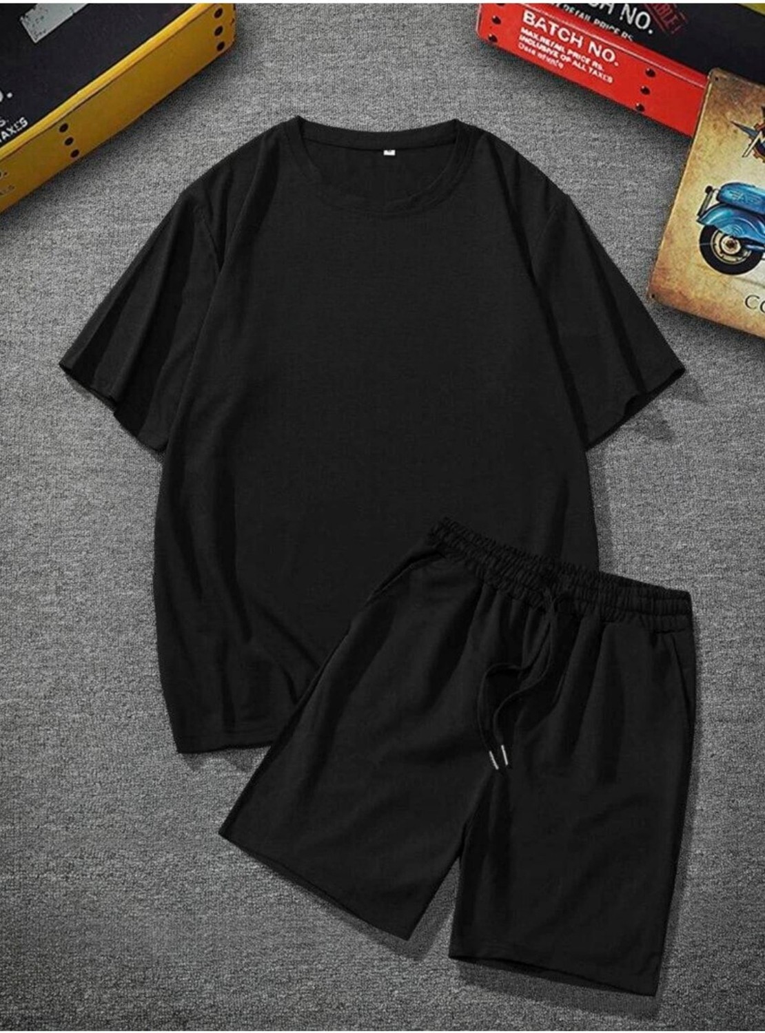 Yoho Sport Siyah T-Shirt Siyah Şort Takım