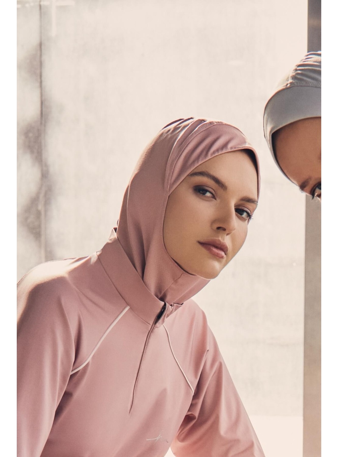 Haşema Active Tesettür Spor Antrenman Bonesi Act-27 Siyah Renk Hafif Polyester Kumaş Özelliğiyle görsel 3