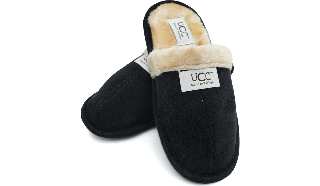 New One Mall Newonemall Unisex Içi Kürklü Ev Terliği Peluş Yıkanabilir Yünlü Terlik Misafir Çeyiz Bohça görsel 8