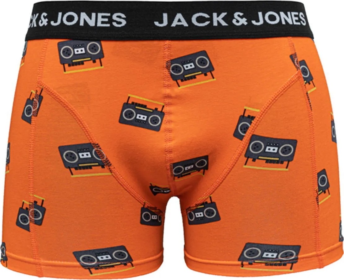 Jack & Jones 5'li Boxer Paketi - Tyler Erkekler İçin Renkli Desenli 2XL Beden görsel 3