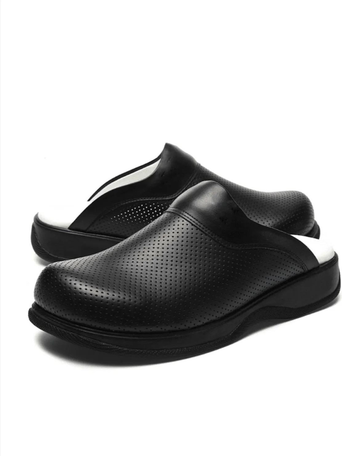 Shoemix Klasik Taban Tam Ortopedik Anatomik Yapılı Sabo Terlik Erkekler İçin Hastane Doktor Hemşire Aşçı