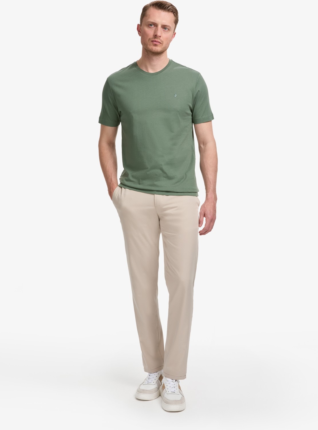 Pierre Cardin Erkek Lacivert Slim Fit Esnek Bel Klasik Jogger Pantolon 50325166-VR100 görsel 7