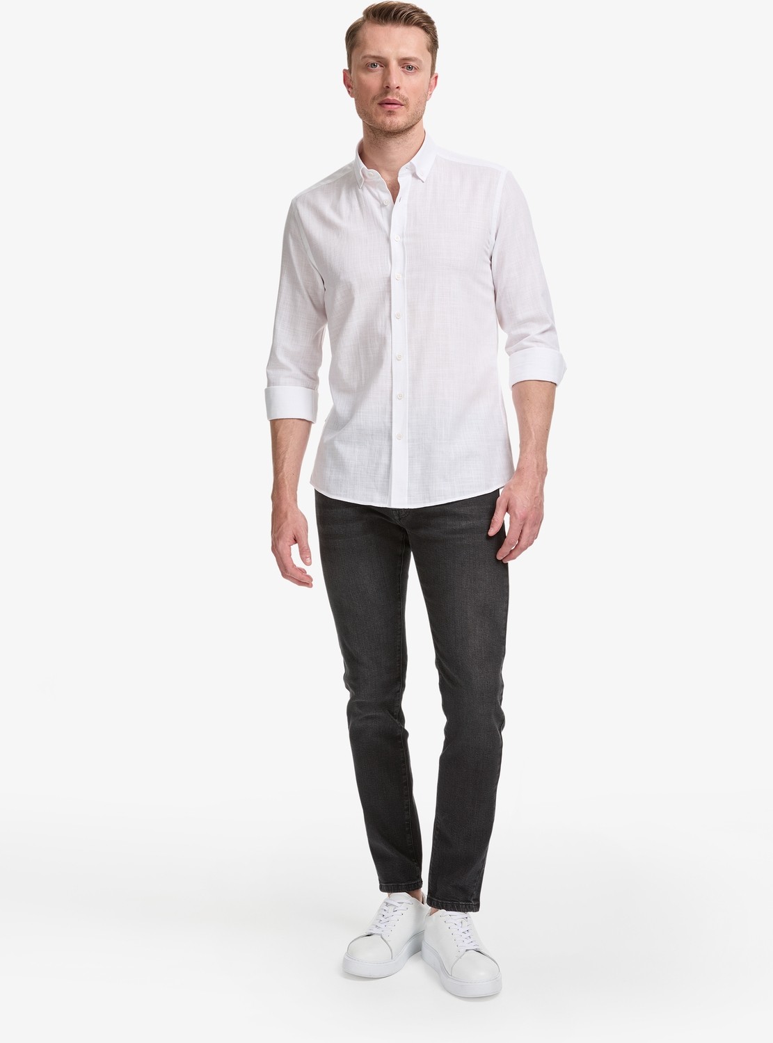Pierre Cardin Erkek Siyah Slim Fit Jean Pantolon 50327839-VR046