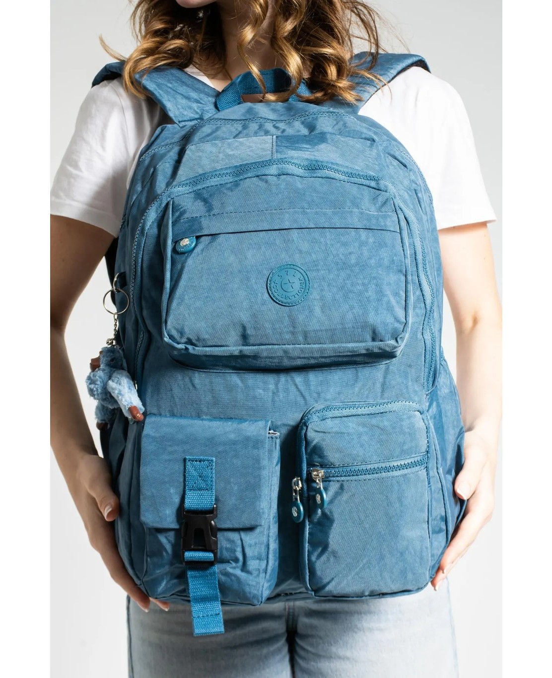 571 Collections Çanta Ultra Hafif Çok Cepli Su Geçirmez Sırt Çantası Unisex Laci (Model: 571-1K) görsel 4