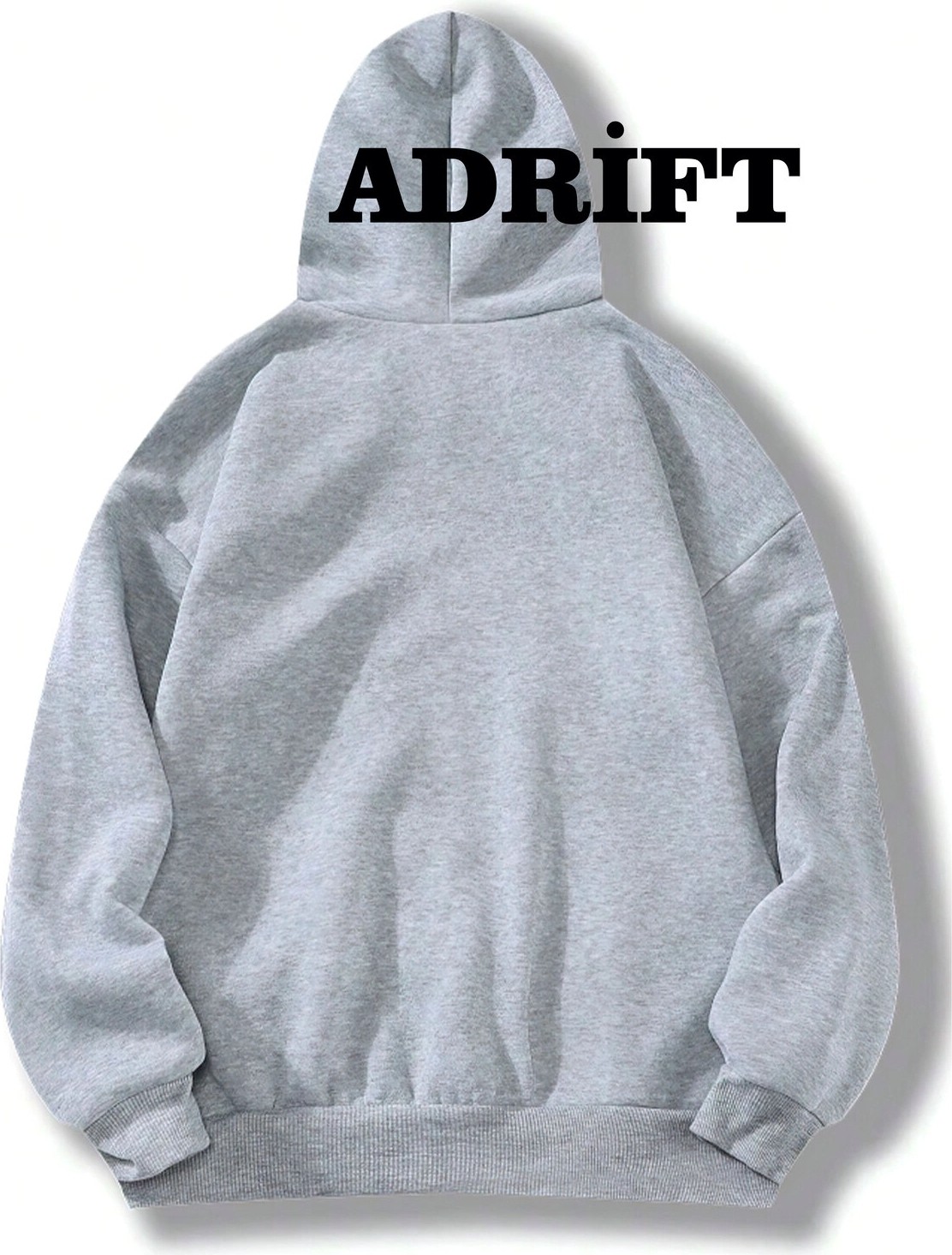 Tarzsokak Unisex Kudüssweatshirt Hoodie Kapşonlu Gri görsel 2