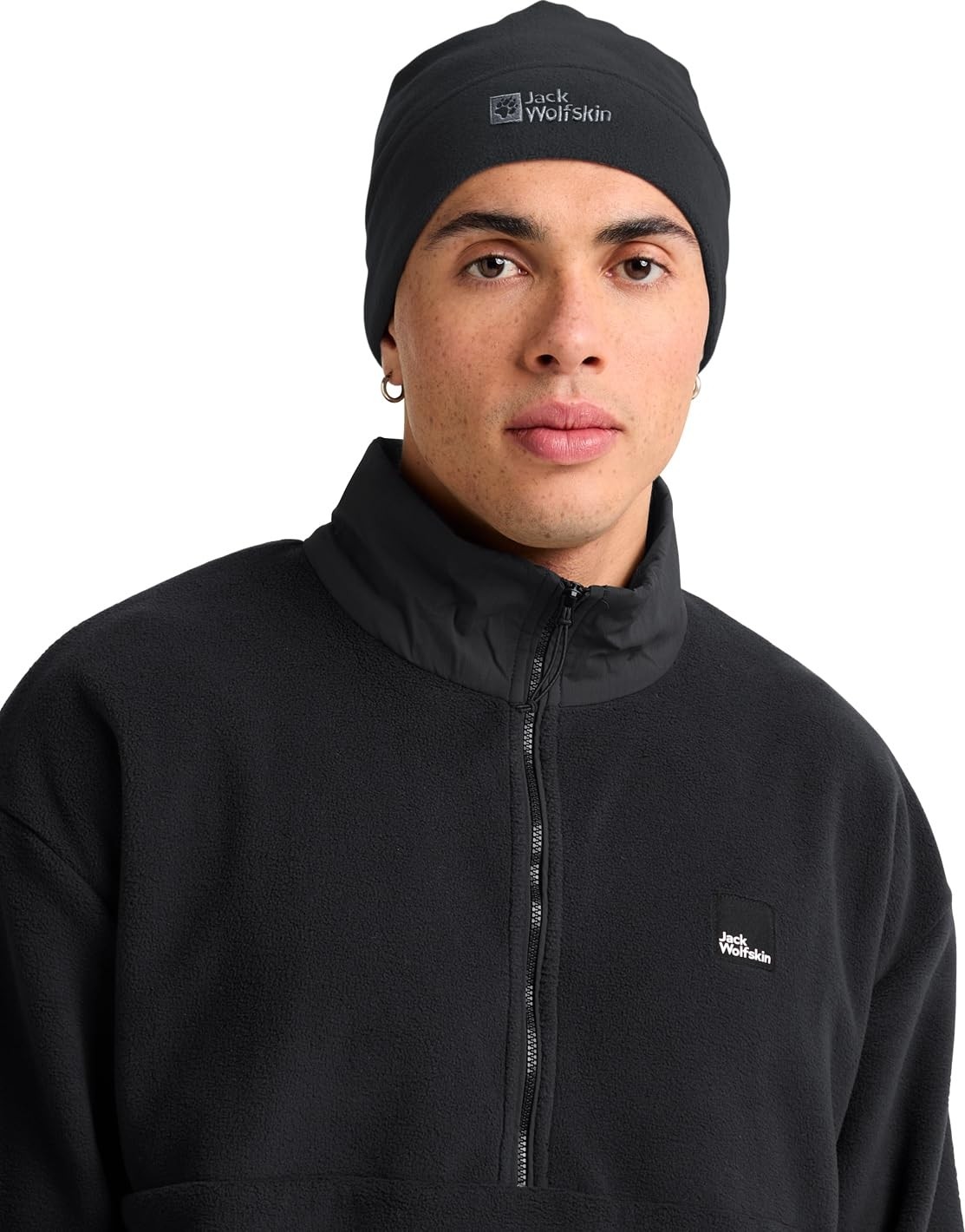 Esranın Dünyası Jack Wolfskın Real Stuff Beanıe Unisex Yetişkin Bere Black One Size görsel 5