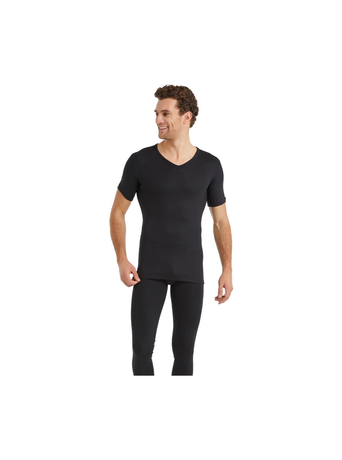 Blackspade Unisex Termal Tişört, V Yaka, Isı Tutucu Kışlık Iç Giyim 1263 görsel 3