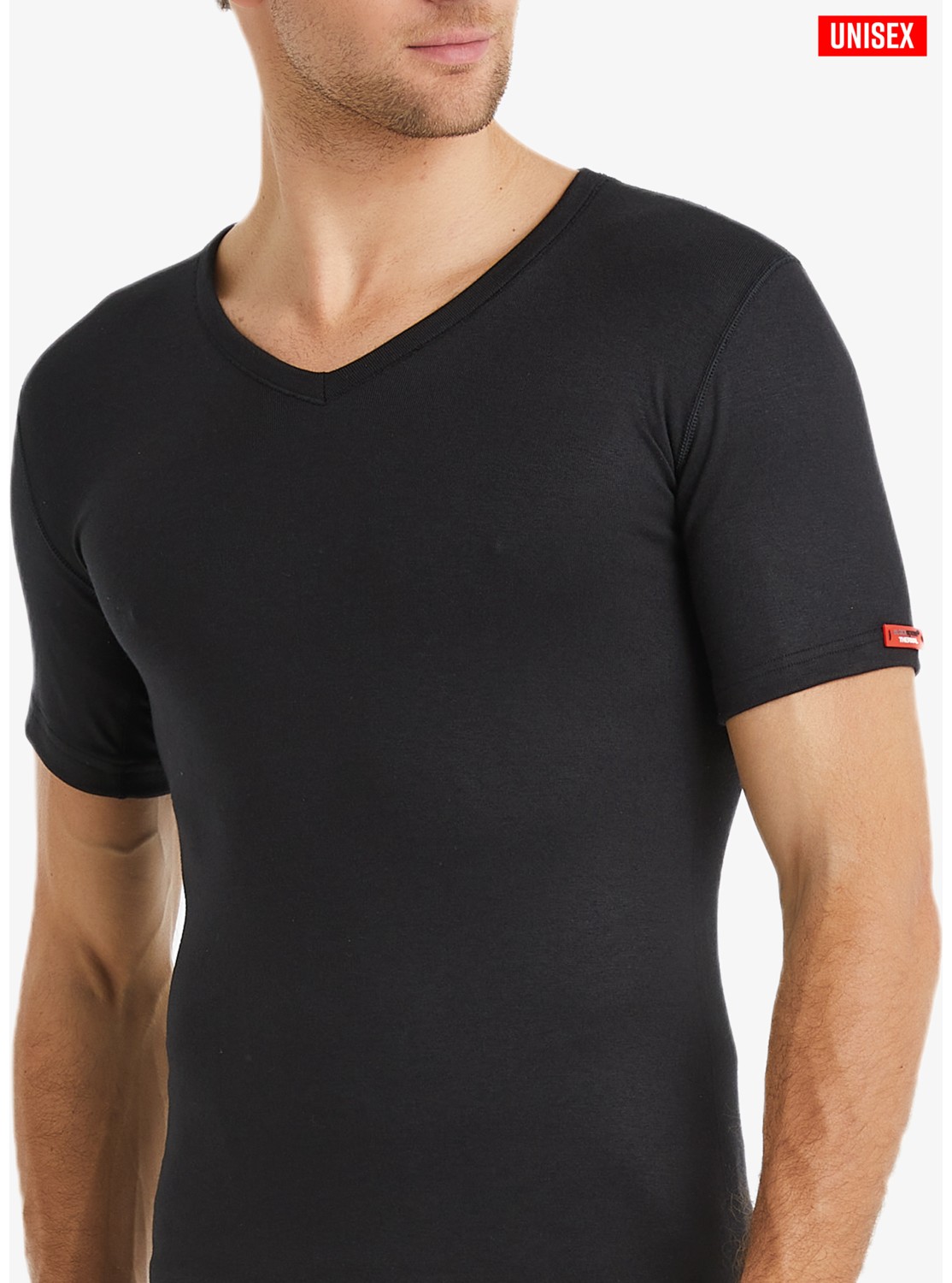 Blackspade Unisex Termal Tişört, V Yaka, Isı Tutucu Kışlık Iç Giyim 1263 görsel 6