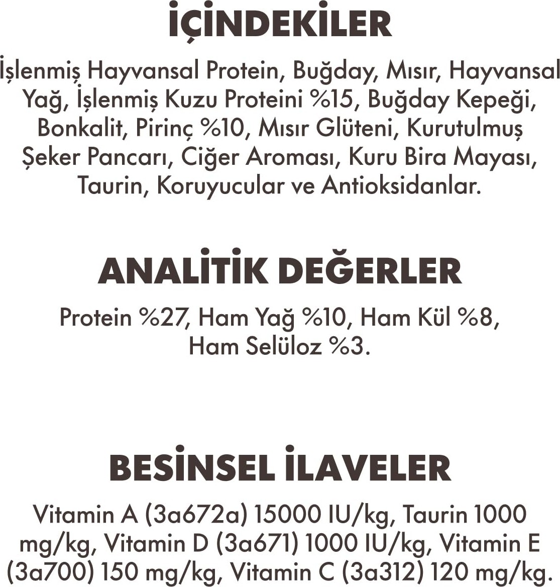 Die Grup Animal World Kuzu Etli Yetişkin Kedi Maması 15 kg görsel 3