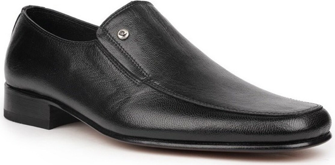 Pierre Cardin 3603 Erkek Siyah Kösele Hakiki Deri Ayakkabı görsel 4