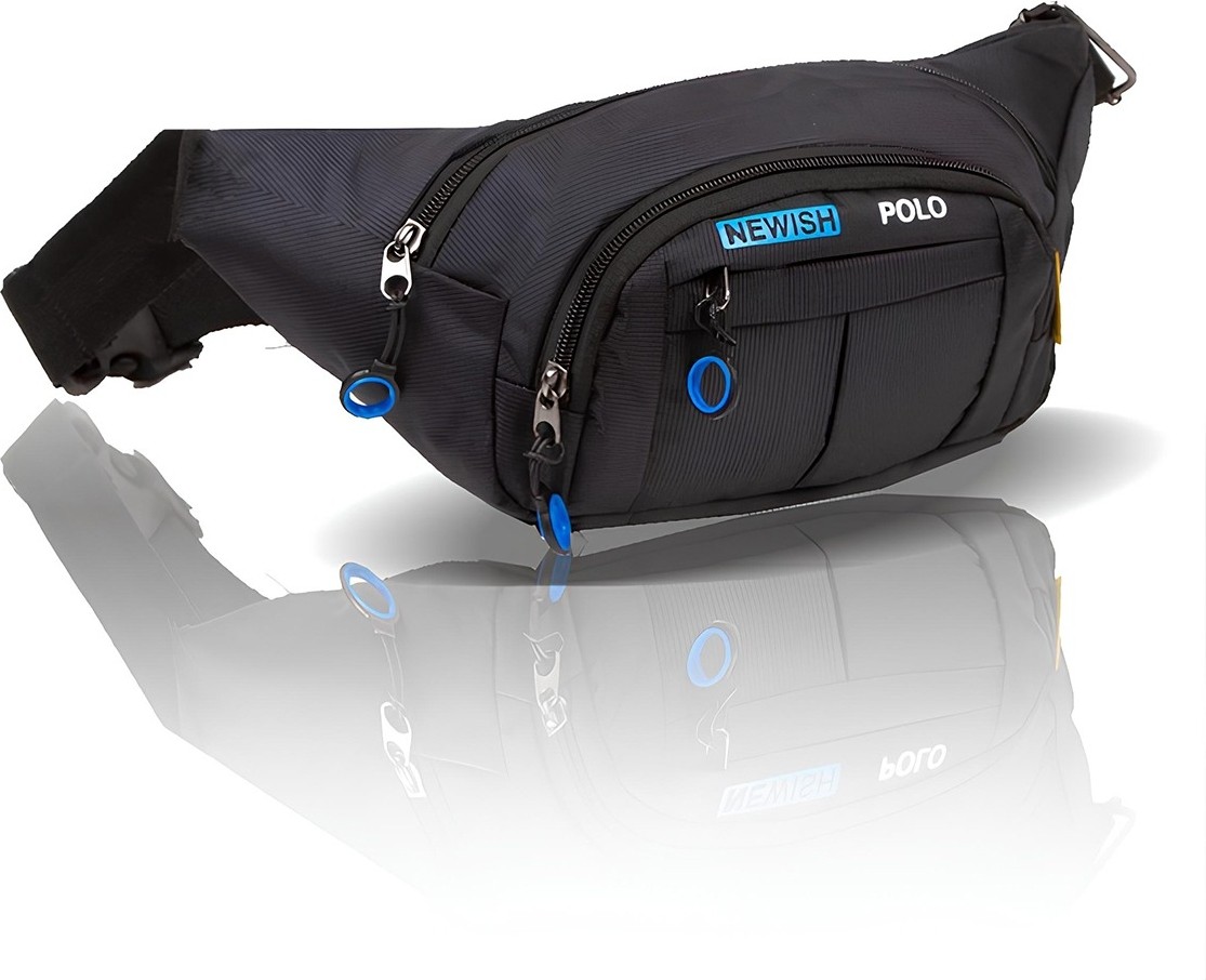 Av A Dos Siyah Unisex Suya Dayanıklı Çapraz Askılı Omuz Bel Çanta Günlük Yürüyüş Koşu Outdoor Çanta görsel 3