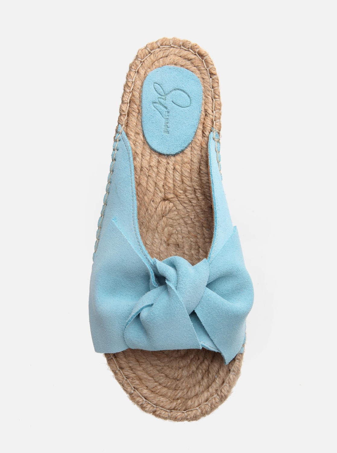 Su Espadril Fiocco Mavi Kadın Espadril Terlik görsel 2