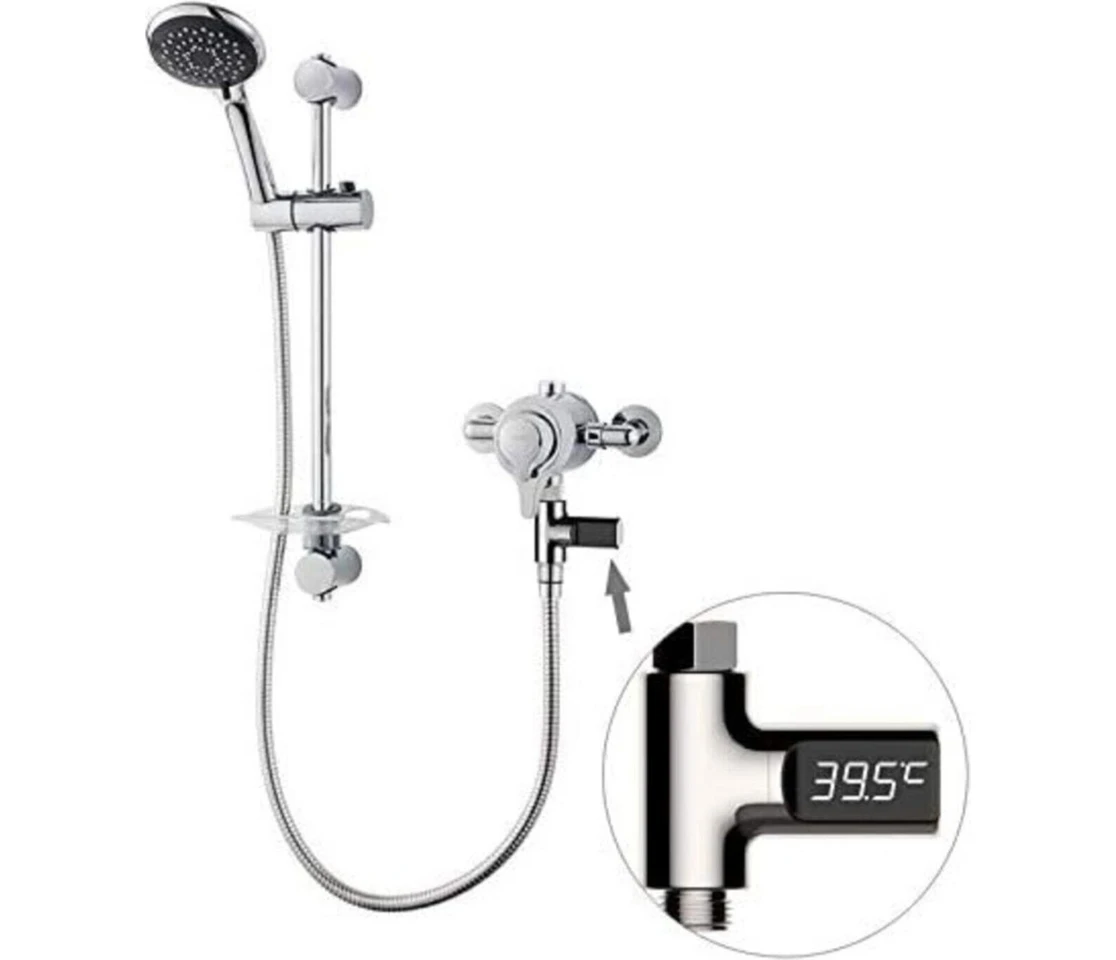 Resim Temiz Pazar LED Ekranlı Duş Termometresi 