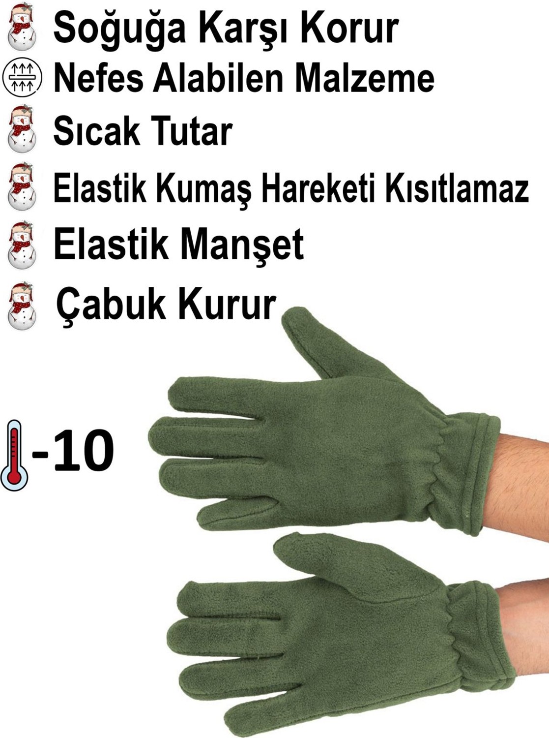 Mediterian Naruto Polar Uzun Eldiven BLL4953 görsel 2