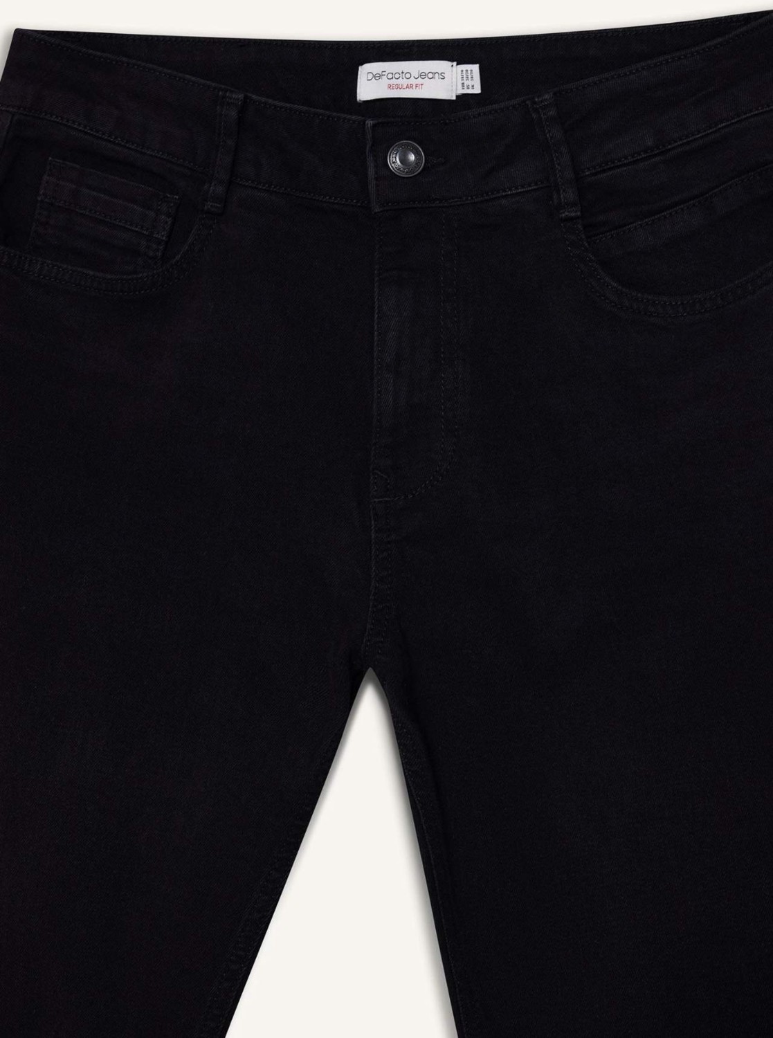 DeFacto Sergio Regular Fit Normal Bel Boru Paça Jean Pantolon W6868AZ26SP görsel 7