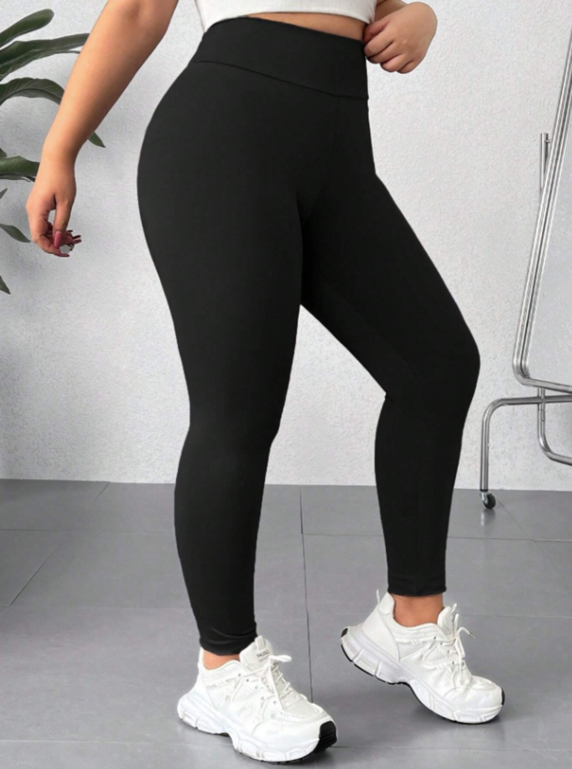 Lesa Wear Büyük Beden Yüksek Bel Toparlayıcı ve Sıkılaştırıcı Tayt, Büyük Beden Spor Tayt görsel 7