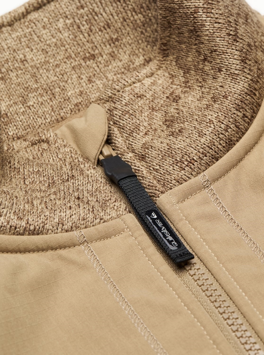 Quiksilver Keller Outdoor Fz Bej Erkek Polar görsel 2