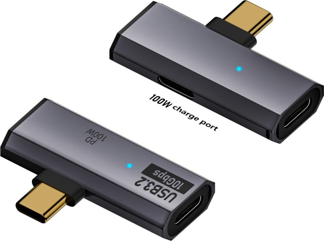 Die Grup Livx Type C To 2 Usb3.2 100W 10GBPS Veri Aktarımı Kulaklık Müzik Dinleme Dönüştürücü Çevirici Otgcc