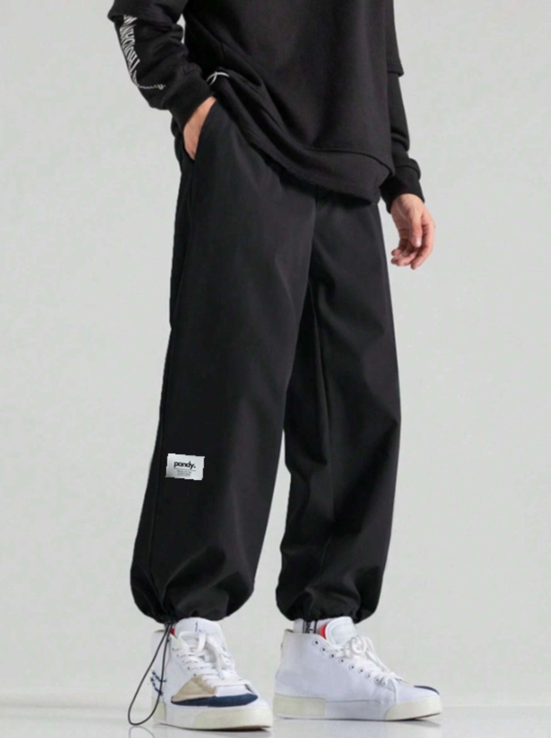 Pandy Erkek Ayarlanabilir Paça Oversize Kalıp Eşofman Pants