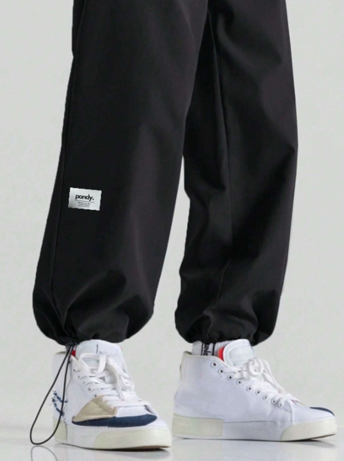 Pandy Erkek Ayarlanabilir Paça Oversize Kalıp Eşofman Pants görsel 5
