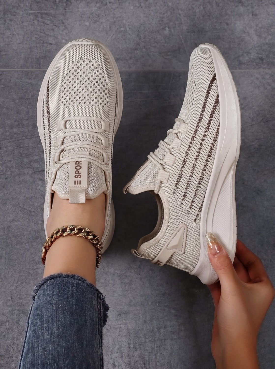 E Sport UNİSEX YÜRÜYÜŞ HAFİF TRİKO SNEAKER AYAKKABI