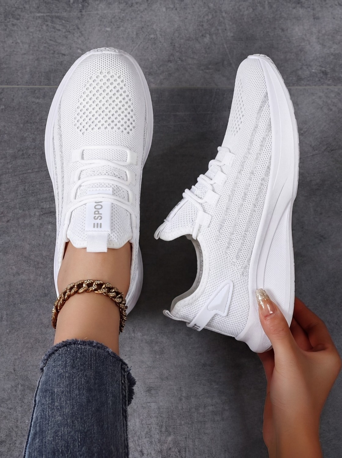 E Sport UNİSEX YÜRÜYÜŞ HAFİF TRİKO SNEAKER AYAKKABI
