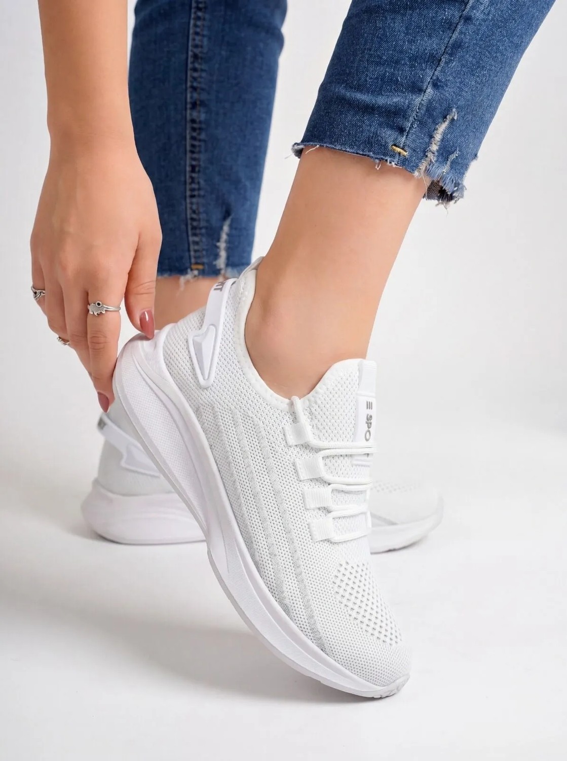 E Sport UNİSEX YÜRÜYÜŞ HAFİF TRİKO SNEAKER AYAKKABI görsel 3