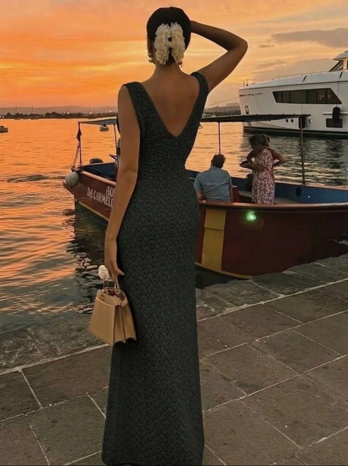Pileli Store Kadın Askılı V Yakalı Uzun Triko Elbise görsel 3