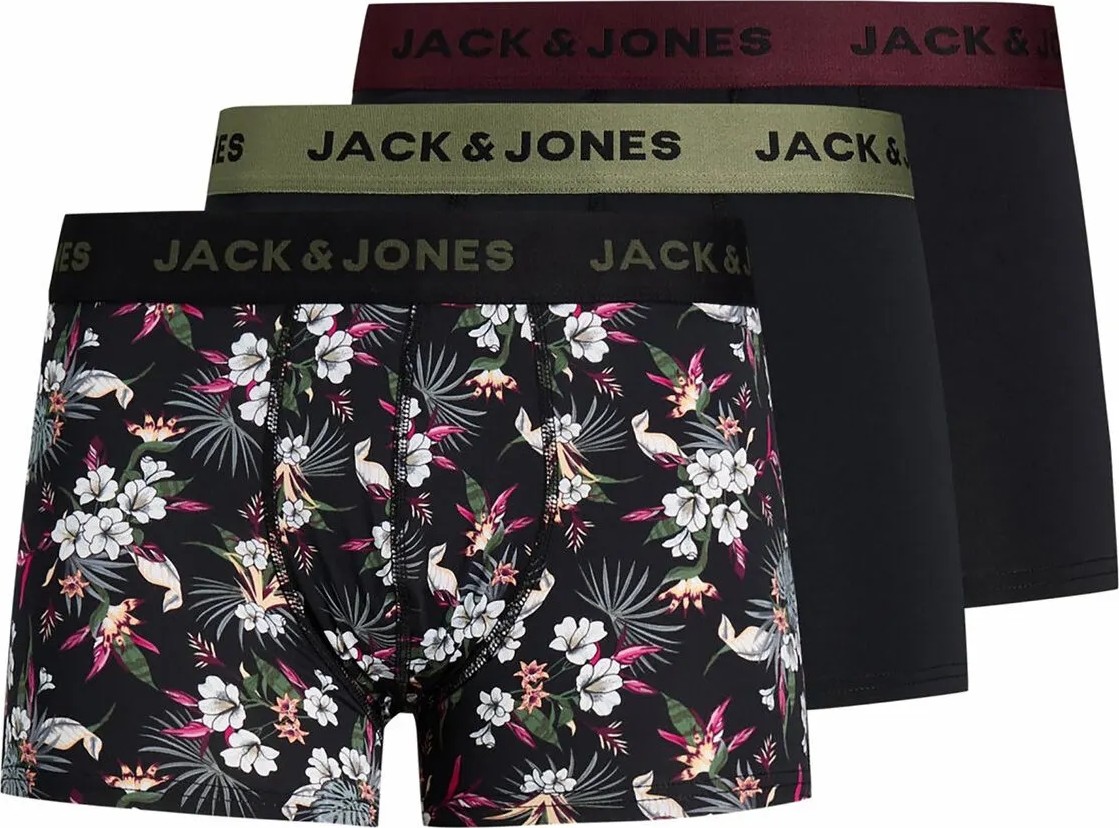 Jack & Jones Erkek Siyah 3'lü Boxer (12198852-B) görsel 2