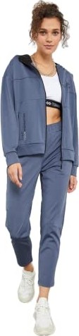 1001 Tommylıfe Indigo Kapüşonlu Gizli Cep Detaylı Standart Kalıp Eşofman Takımı, T10BY-95306 görsel 2
