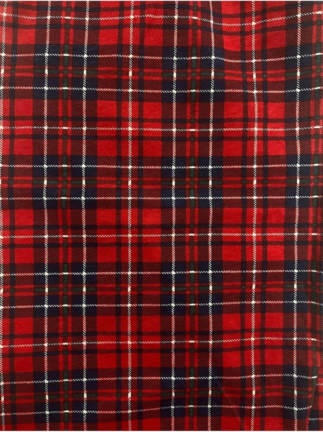 Erdenay Tekstil Ekose Desenli Beli Lastikli Unisex Pijama Altı görsel 7