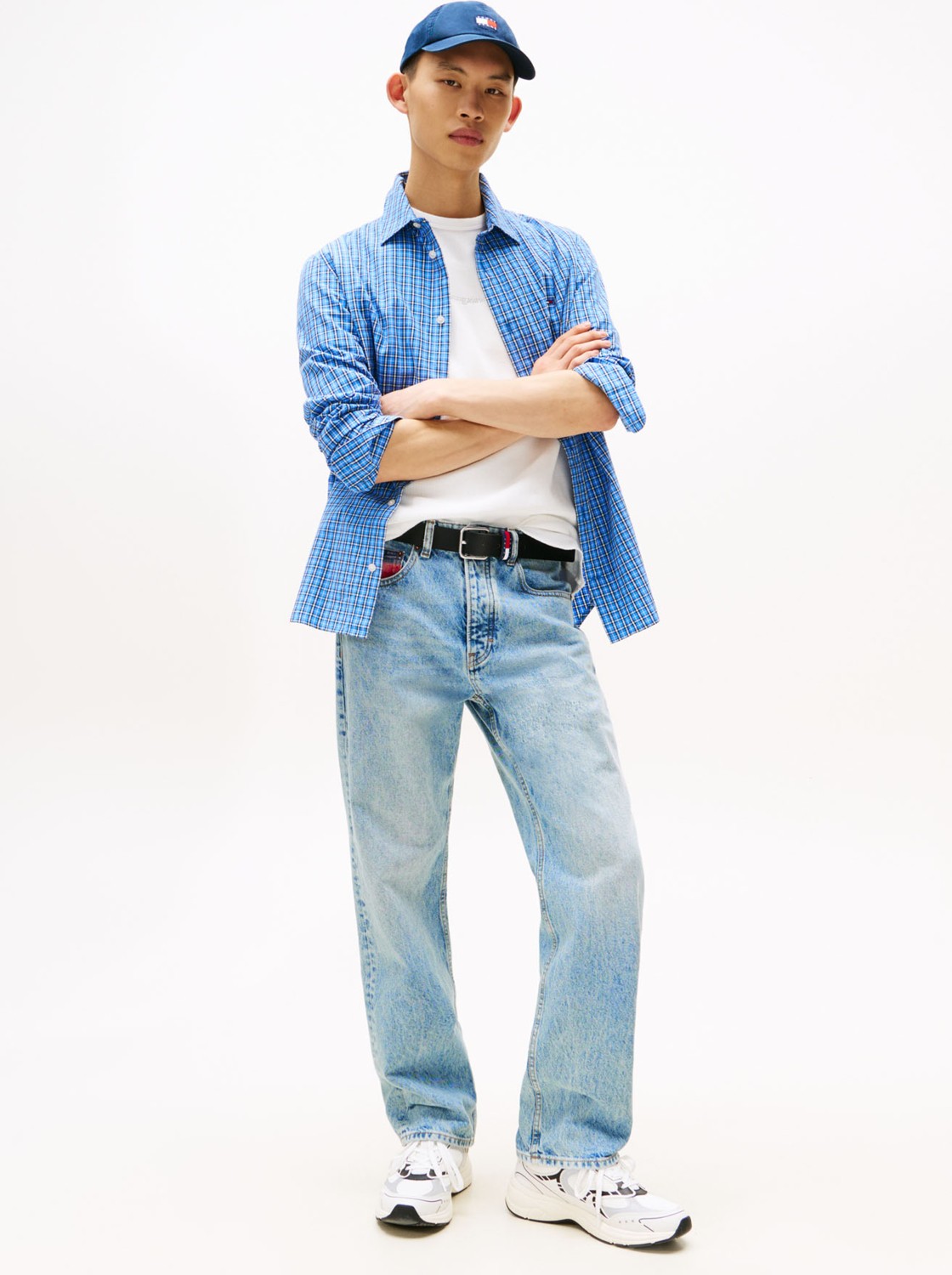 Tommy Jeans Normal Bel Regular Straight Mavi Erkek Denim Pantolon DM0DM212261A5 Otıs Regular Str Cbf