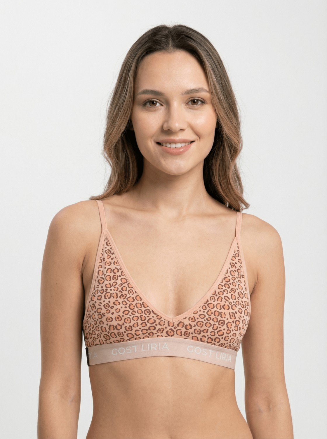 GOST LİRİA - Leopard Desenli Kadın Bralet görsel 3
