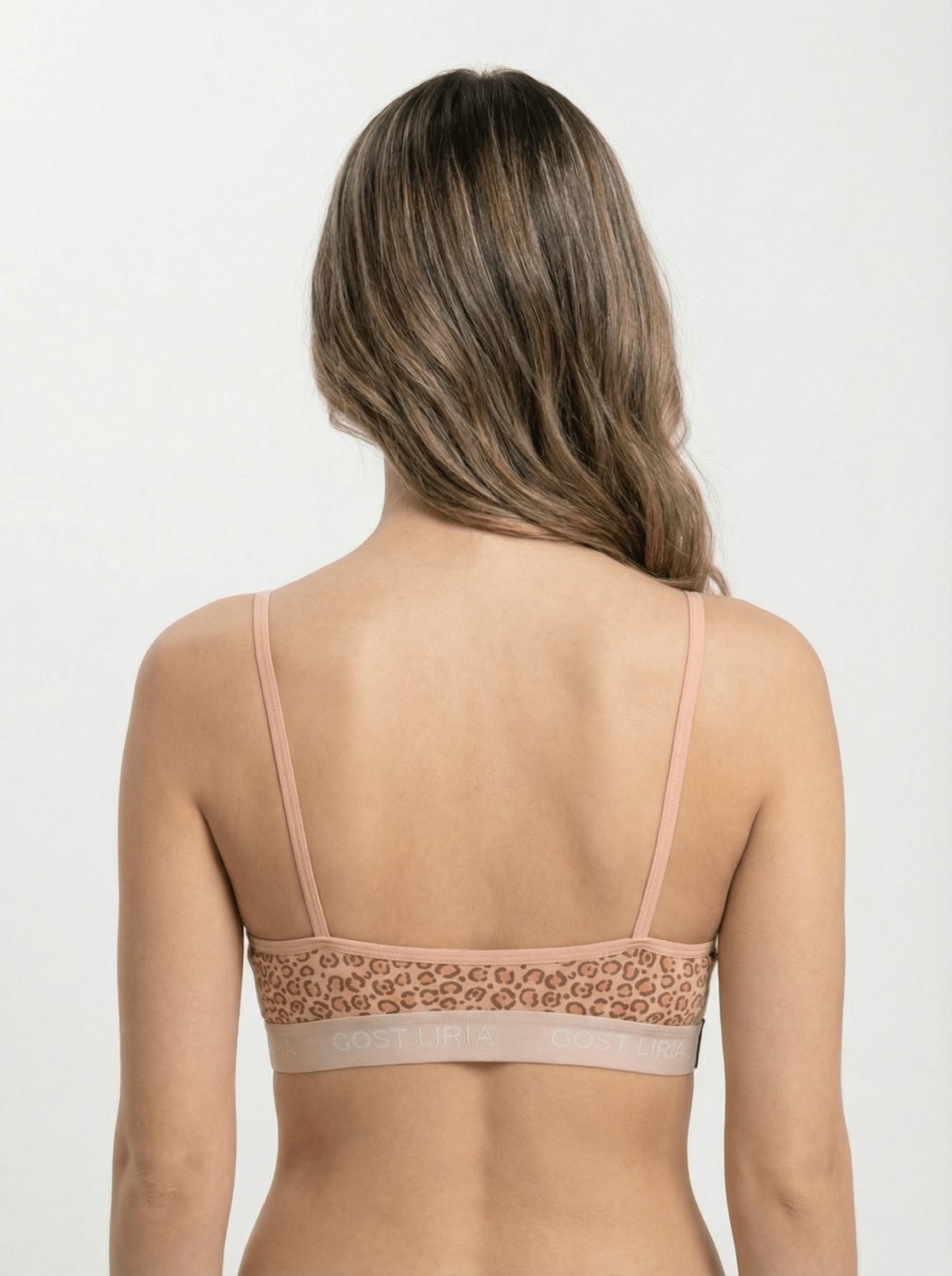 GOST LİRİA - Leopard Desenli Kadın Bralet görsel 5