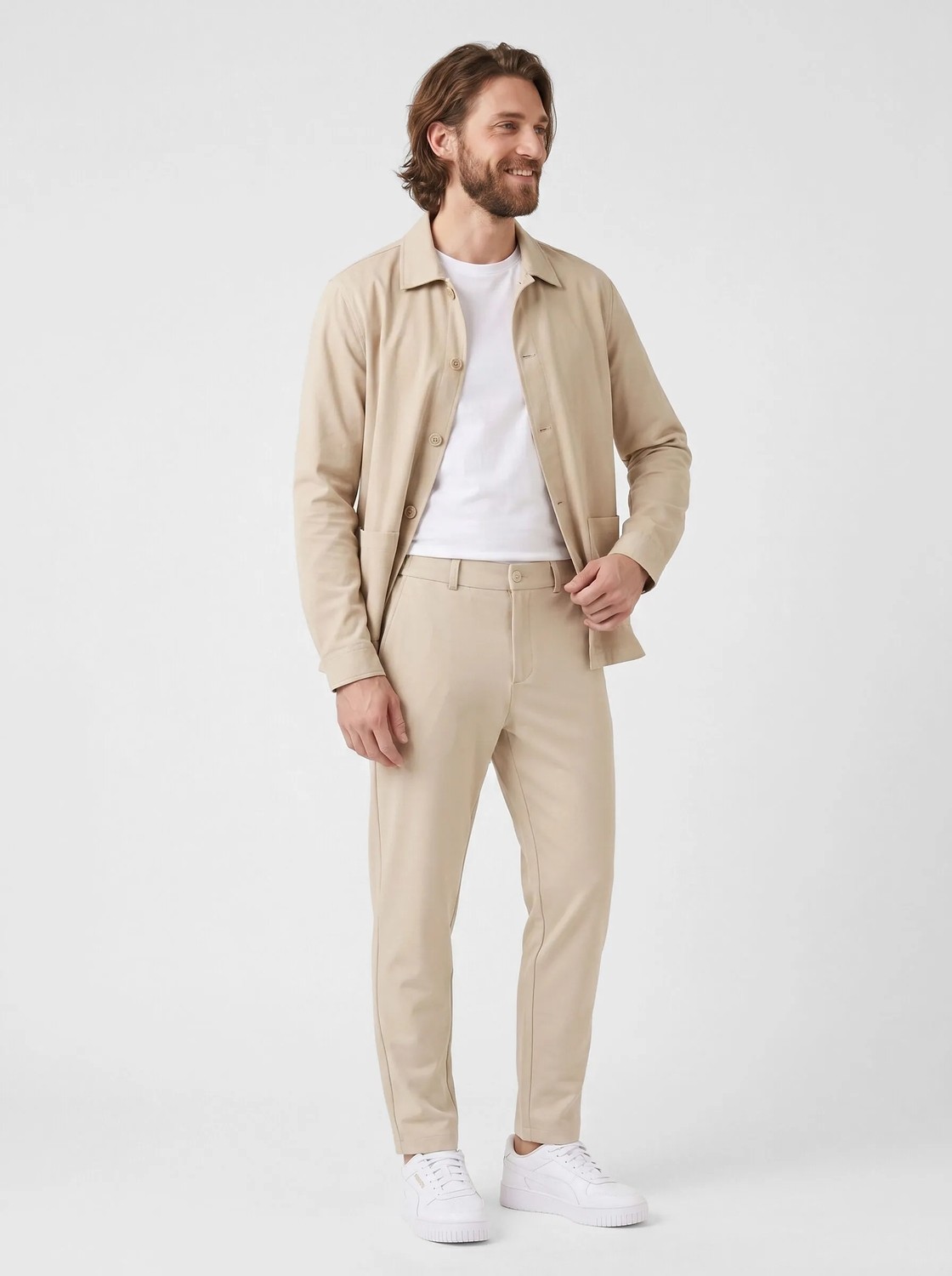 Etikmen Spor Klasik Siyah Kolay Ütülenebilir Easy Iron Erkek Pantolon görsel 2